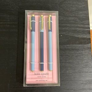 Kate spade pens with tray
